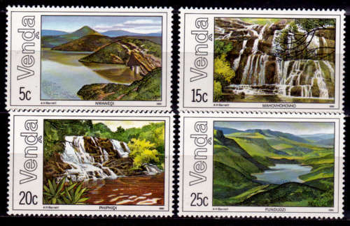 VENDA 1981, 6 May. LAKES AND WATERFALLS, set, MNH, CV R 10.00 view scans