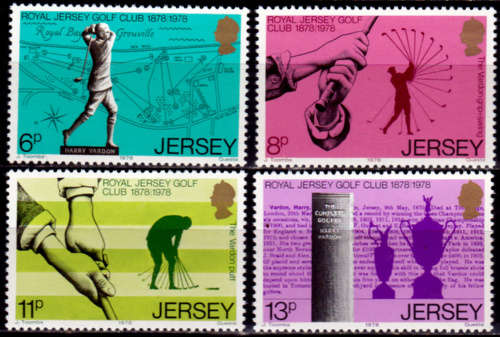 JERSEY 1978, 28 Feb. 100th ANNIV ROYAL JERSEY GOLF CLUB, set, MNH, CV +/-R 40.00 view scans