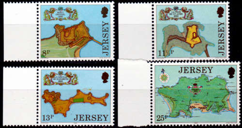 JERSEY 1980, 5 Feb. OLD FORTRESS, set, MNH, CV +/-R 45.00 view scans