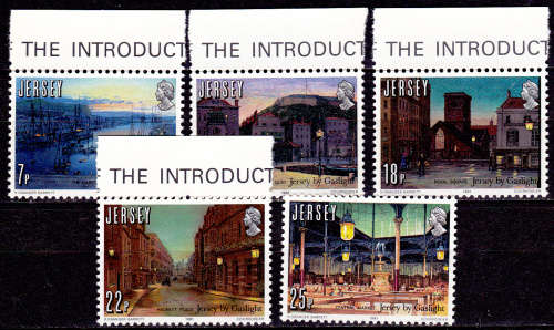 JERSEY 1981, 22 May. 150th ANNIV JERSEY BY GASLIGHT, set, MNH, CV +/-R 65.00 view scans