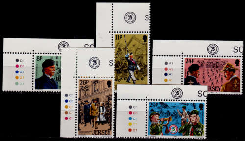 JERSEY 1982, 18 Nov. YOUTH ORGANIZATIONS, set, MNH, CV +/-R 75.00 view scans
