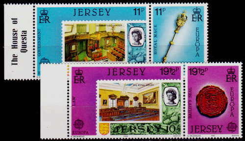 JERSEY 1983, 19 April. EUROPA STAMPS - INVENTIONS, set, MNH, CV +/-R 65.00 view scans