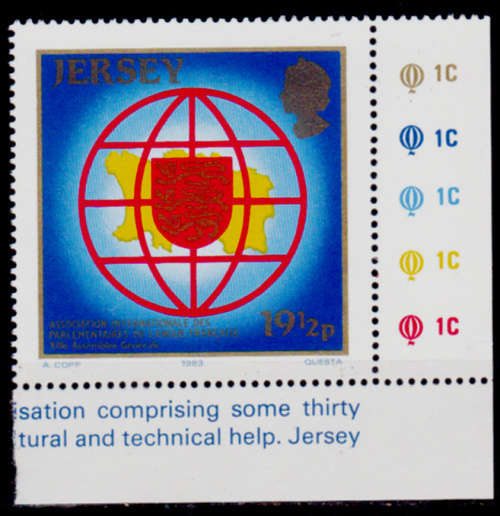 JERSEY 1983, 21 June. INTERNATIONAL CONFERENCE, single, MNH, CV +/-R 20.00 view scans