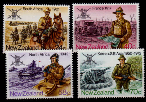 NEW ZEALAND 1984, 7 Nov. NEW ZEALAND MILITARY HISTORY, set, MNH, CV +/-R 60.00 view scans