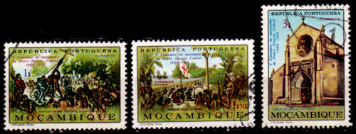 MOZAMBIQUE 1968, 22 April. 500th ANNIV BIRTH PEDRO CABRAL, set, UNH, CV +/-R 15.00 view scans