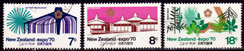 NEW ZEALAND 1970, 8 April, World Fair, Osaka, set, UH, CV +/-R 45.00 view scans