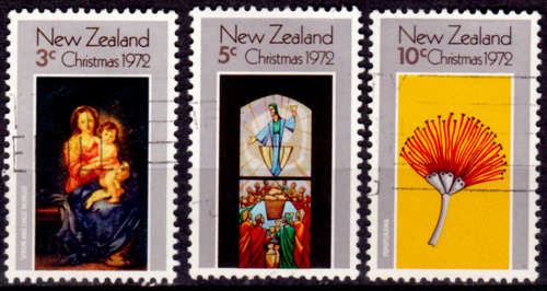 NEW ZEALAND 1972, 4 Oct. Christmas, set, UH, CV +/-R 30.00 view scans