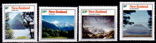 NEW ZEALAND 1973, 5 Dec. Mountain Views, set, MH, CV +/-R 95.00 view scans