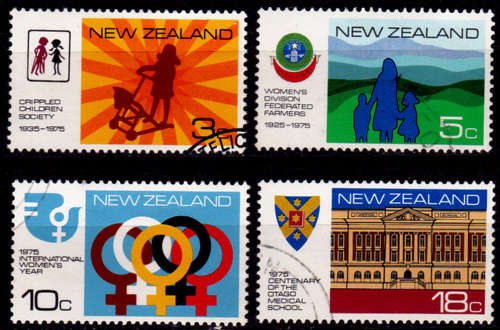NEW ZEALAND 1975, 5 Feb. Anniversaries and Events, set, UH, CV +/-R 35.00 view scans