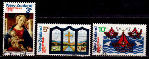 NEW ZEALAND 1975, 1 Oct. Christmas, set, UH, CV +/-R 25.00 view scans