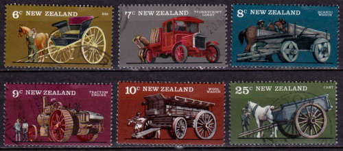 NEW ZEALAND 1976, 7 April. Vintage Farm Transport, set, UH, CV +/-R 40.00 view scans