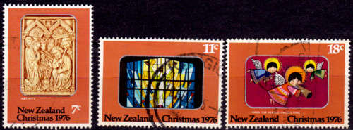 NEW ZEALAND 1976, 6 Oct. Christmas, set, UH, CV +/-R 25.00 view scans