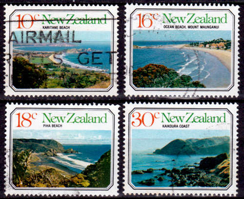 NEW ZEALAND 1977, 1 June. Seascapes, set, UH, CV +/-R 25.00 view scans