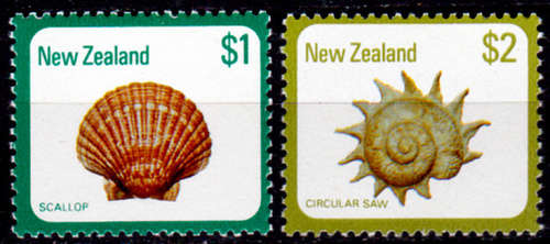 NEW ZEALAND 1979, 26 Nov. Shells, set, MNH, CV +/-R 80.00 view scans