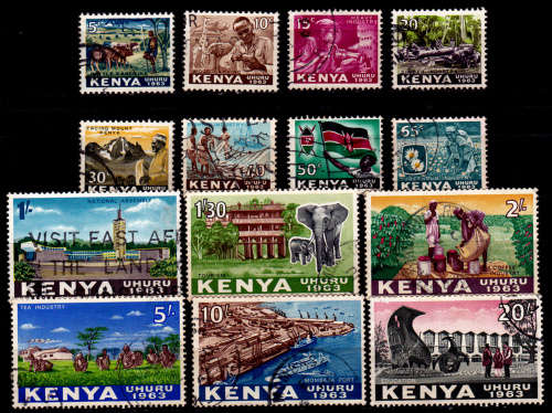 KENYA 1963, 12 Dec. Local Motives, set, UH, CV +/-R 280.00 view scans