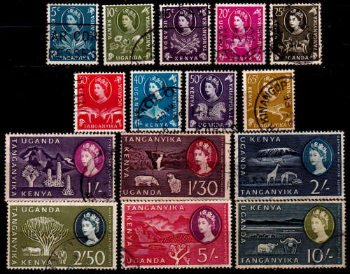 KUT 1960, 1 Oct. Flowers, Animals and Local Motives, short set, UH, CV +/-R 290.00 view scans