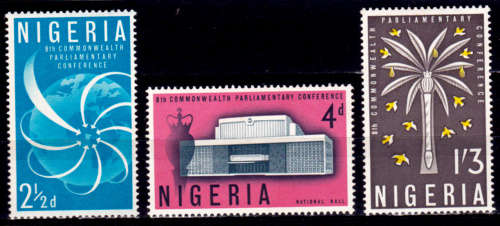 NIGERIA 1962, 5 Nov. 8th Commonwealth Conference, set, MH, CV +/-R 20.00 view scans