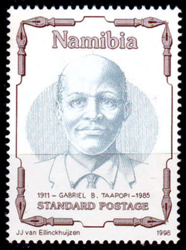 NAMIBIA 1998, 15 Jan. Gabriel B Taapopi, single, MNH, CV R 10.00 view scans