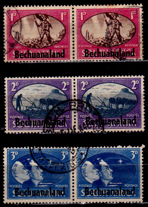 BECHUANALAND 1945, 3 Dec. Victory, set, UH, CV +/-R 69.00 view scans