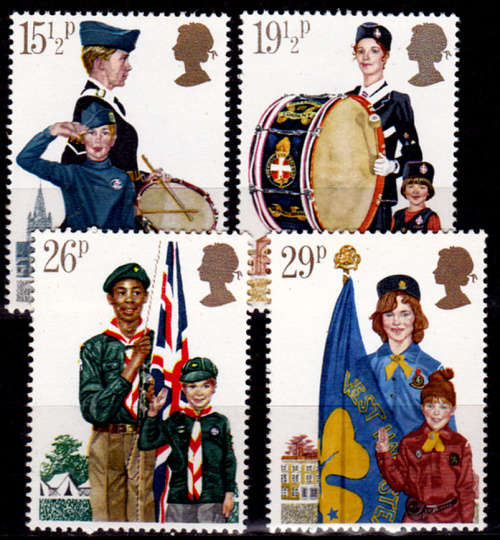 ENGLAND 1982, 24 March. 75th ANNIV of SCOUTING, set, MNH, CV +/-R 55.00 view scans