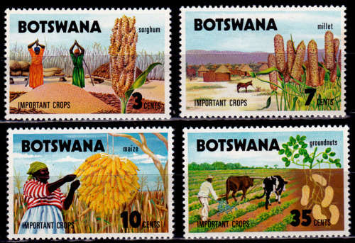 BOTSWANA 1971, 6 April. Important Crops, set, MH, CV +/-R 40.00 view scans
