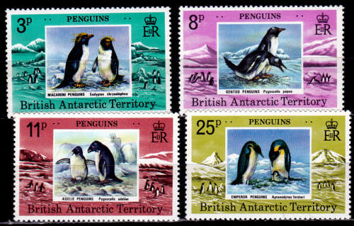 BRITISH ANTARCTIC 1979, 14 Jan. Penguins, set, MNH, CV +/-R 540.00 view scans