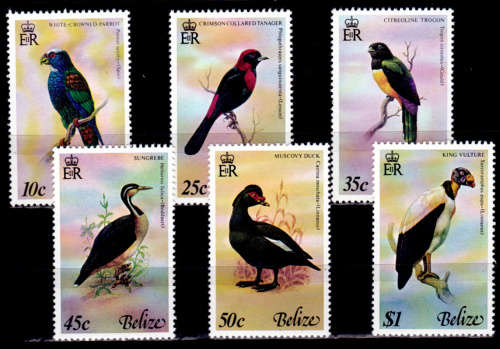 BELIZE 1978, 31 July. Birds, set, MNH, CV +/-R 200.00 view scans
