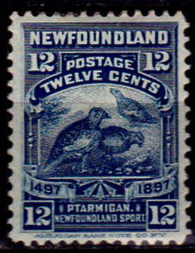 NEWFOUNDLAND 1897, 24 June. BIRDS, short set, MH, CV +/-R 700.00 view scans