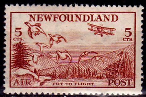 NEWFOUNDLAND 1933, 31 May. BIRDS - AIRMAIL, short set, MH, CV +/-R 440.00 view scans