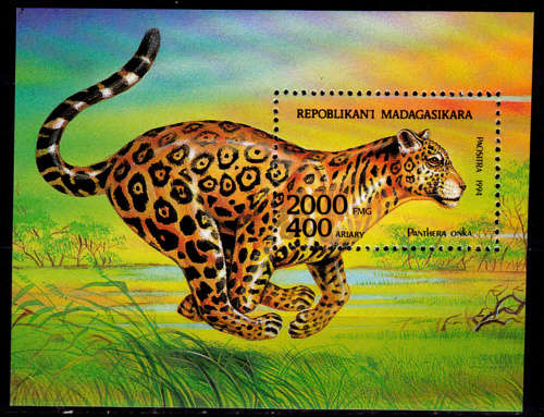 MADAGASCAR 1994, 10 Sept. Animals - Predators, minisheet, MNH, CV +/-R 70.00 view scans