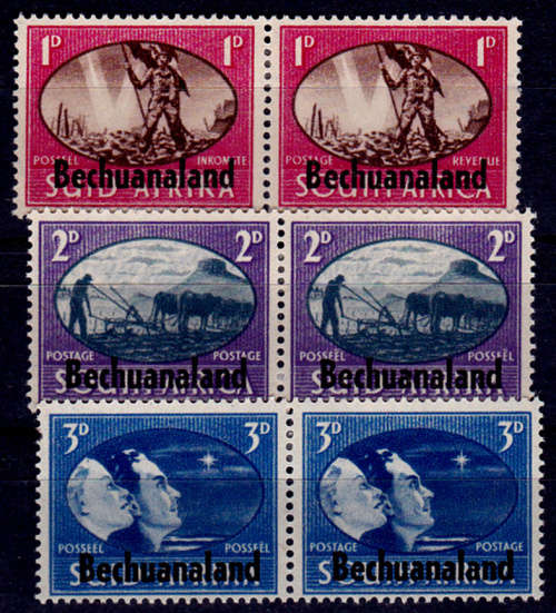 BECHUANALAND 1945, 3 Dec. Victory, set, MH, CV +/-R 29.00 view scans