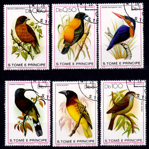 SAO TOME AND PRINCIPE 1979, 21 Dec. BIRDS, set, UH, CV+/- R 340.00, view scans