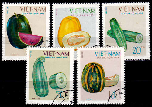NORTH VIETNAM 1970, 15 July. Native Fruits, set, UH, CV +/-R 45.00, view scans