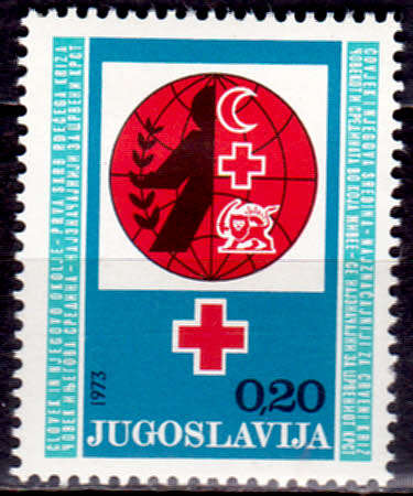 YUGOSLAVIA 1973, 24 April. Red Cross - Tax stamp, single, MH, CV+/-R 5.00, view scans