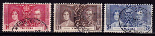 NIGERIA 1937, 12 May. Coronation of KGVI and QE, UH, CV +/- R 120.00 view scans