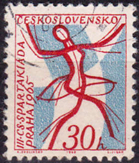 CZECHOSLOVAKIA  1965, 3 Jan, 3rd National Spartacist Games, single, UH, CV +/-R 5.00 view scans