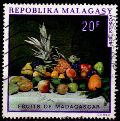 MADAGASCAR 1970, 18 Aug. Fruits of Madagascar, single UH, CV +/-R 10.00, view scans
