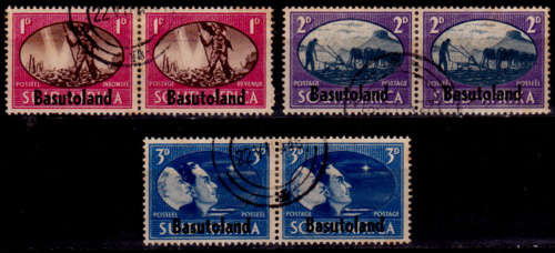 BASUTOLAND 1945, 3 Dec. VICTORY, set, UH, CV +/-R 55.00 view scans