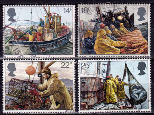 ENGLAND 1981, 23 Sept. 100th Anniv Fishermen, set, UH, CV +/-R 40.00 view scans