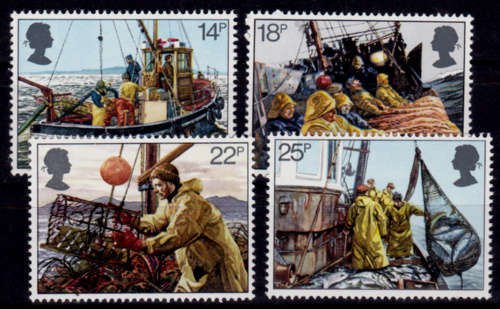 ENGLAND 1981, 23 Sept. 100th Anniv Fishermen, set, MNH, CV +/-R 40.00 view scans