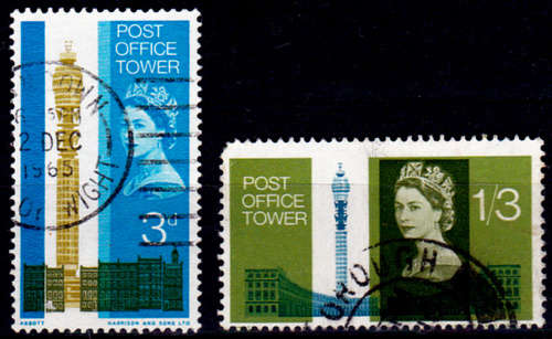 ENGLAND 1965, 8 Oct. Opening PO Tower, London, set, UNH, CV +/-R 15.00 view scans