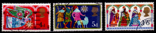 ENGLAND 1969, 26 Nov. Christmas Stamps, set, UH, CV +/-R 15.00 view scans