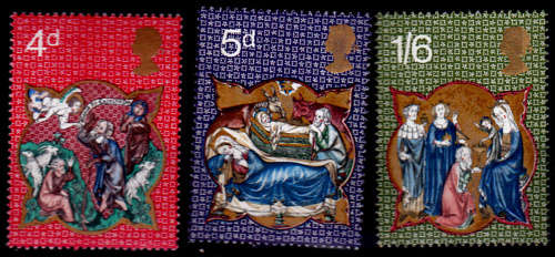ENGLAND 1970, 25 Nov. Christmas Stamps, set, MNH, CV +/-R 20.00 view scans