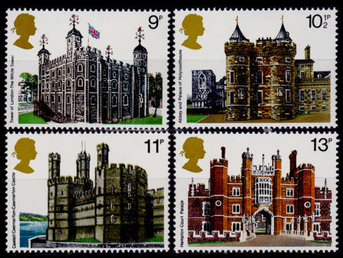 ENGLAND 1978, 1 March. British Architecture, set, MH, CV +/-R 30.00 view scans