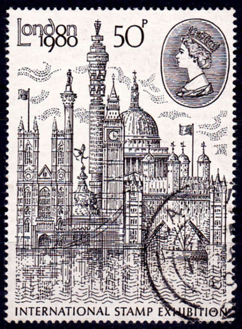 ENGLAND 1980, 9 April. Intnl Stamps Exhibition, single, UNH, CV +/-R 30.00 view scans