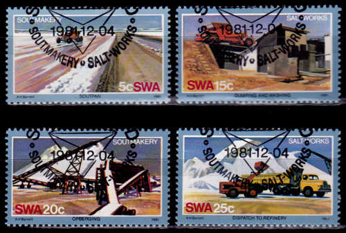 SWA 1981, 4 Dec. Salt Industry, set, CTO, CV R ?? view scans