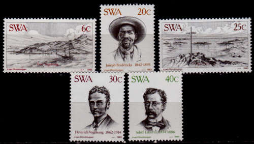 SWA 1983, 16 March. Centenary of Luderitz, set, MNH, CV R 12.50 view scans