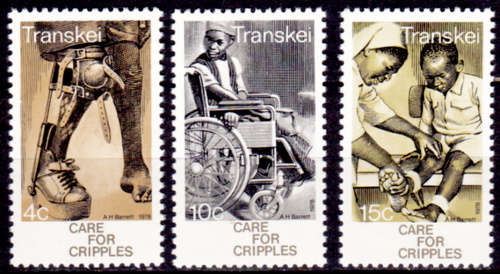 TRANSKEI 1978, 30 Nov. Care for Cripples, set, MNH, CV R 7.50 view scans