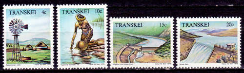 TRANSKEI 1979, 13 March. Water Resources, set, MNH, CV R 10.00 view scans