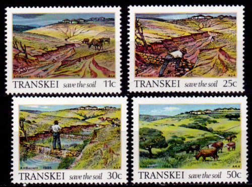 TRANSKEI 1985, 7 Feb. Save the Soil, set, MNH, CV R 10.00 view scans